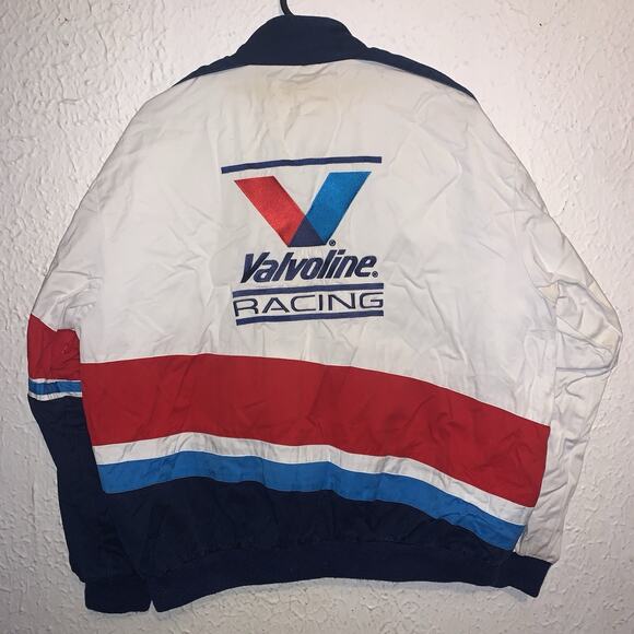 Mark Martin NASCAR Winston Cup Roush Valvoline Chase Authentics Racing Jacket L - Picture 2 of 13